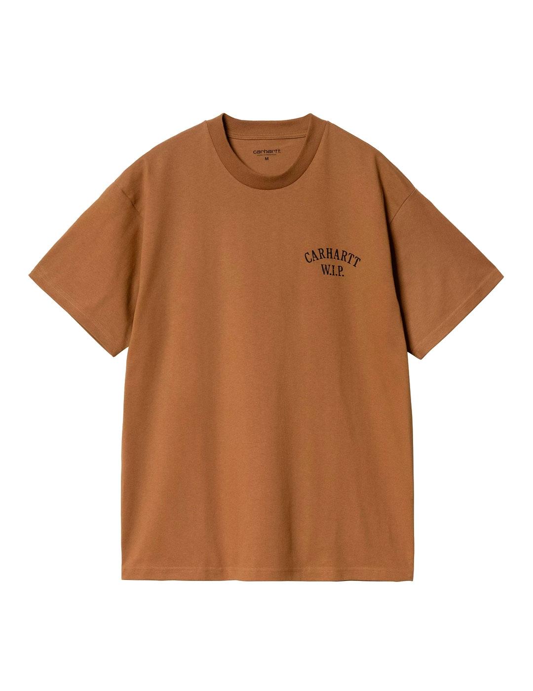 Carhartt  S/S Cabinetry Camiseta Hombre Marrón
