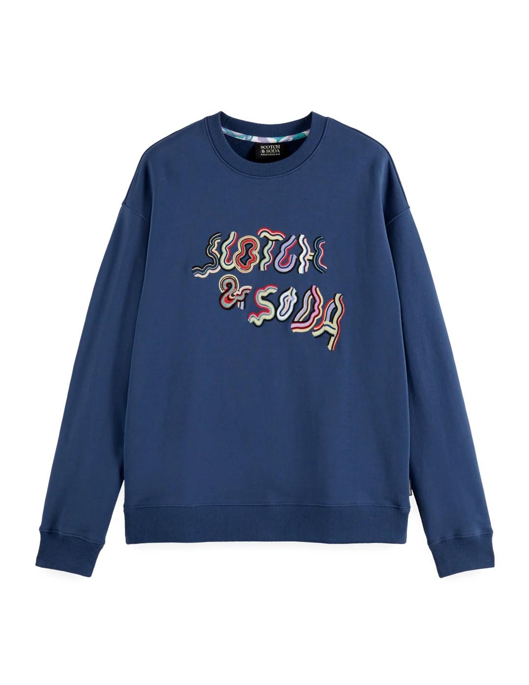 Scotch Soda Sudadera Hombre Azul