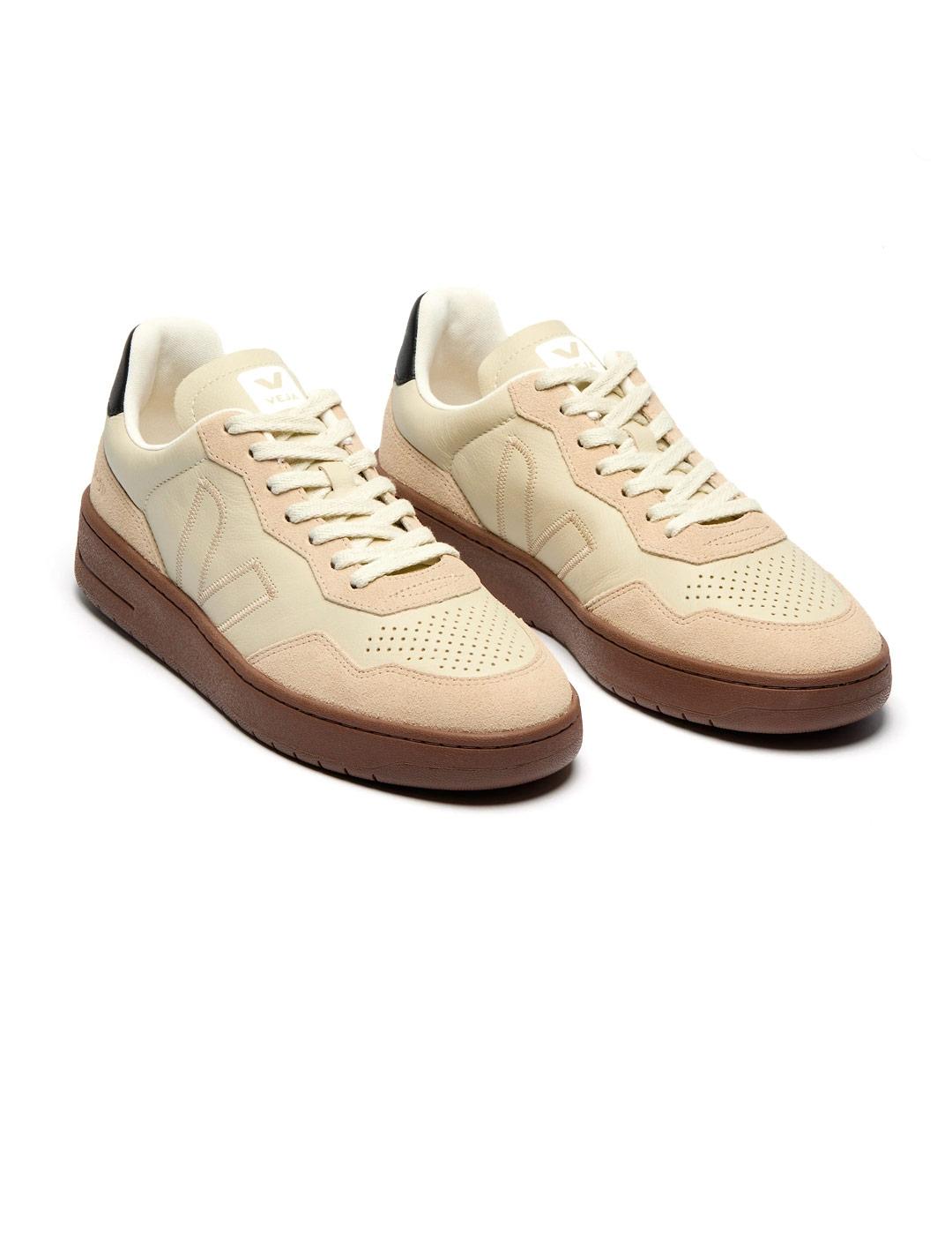 Veja V-90 Zapatillas Beige Almond Black