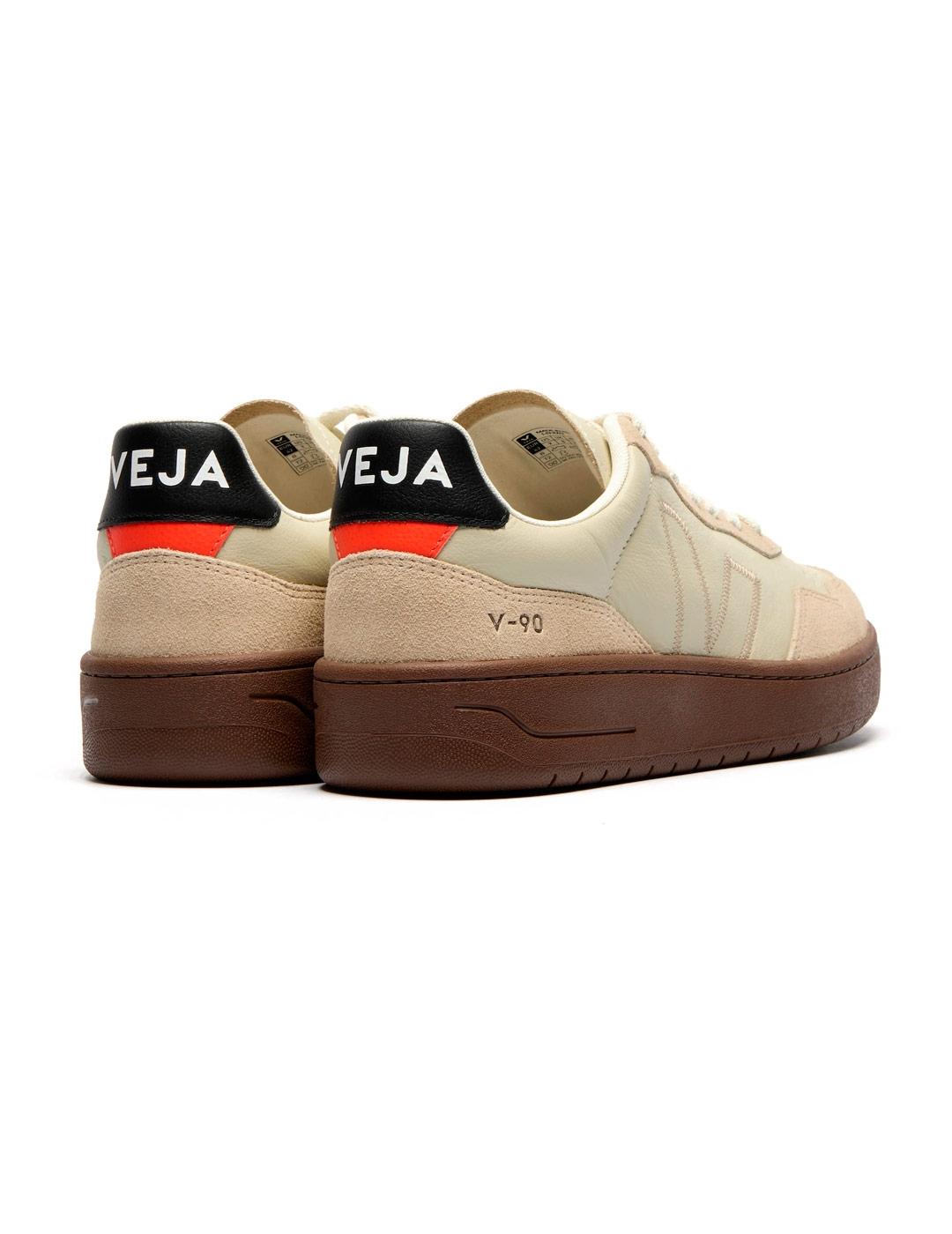 Veja V-90 Zapatillas Beige Almond Black