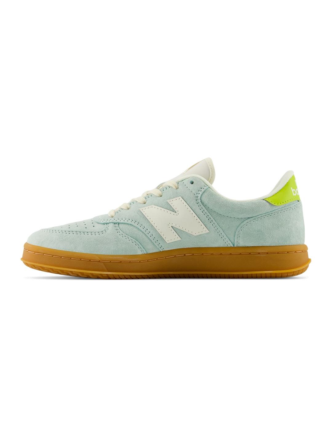 New Balance T500EB Zapatillas Hombre Verde Claro