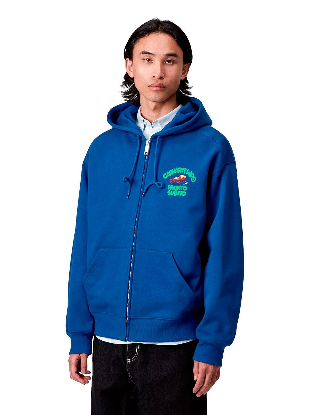 Carhartt Sudadera Hombre Hooded Pronto Azulón