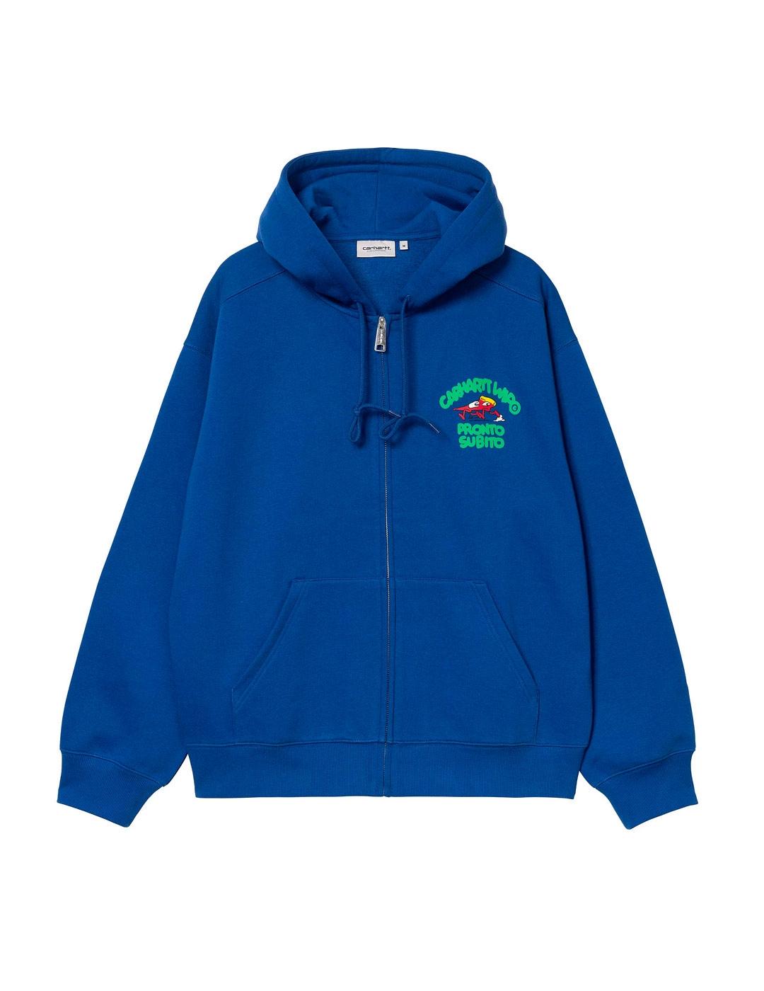 Carhartt Sudadera Hombre Hooded Pronto Azulón