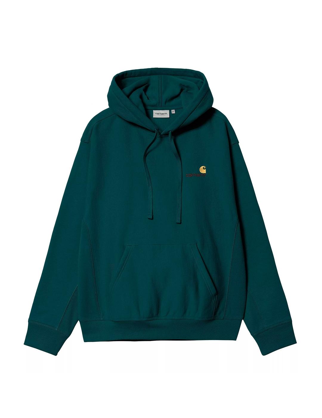 Carhartt American Sudadera Hombre Verde