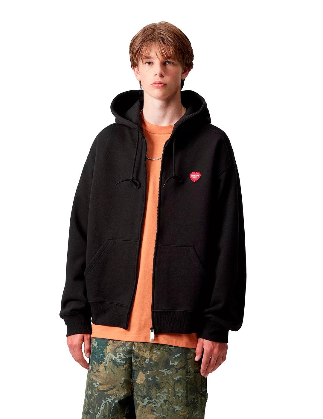 Carhartt Sudadera Hombre Hooded Heart II Hartt Azul Marino