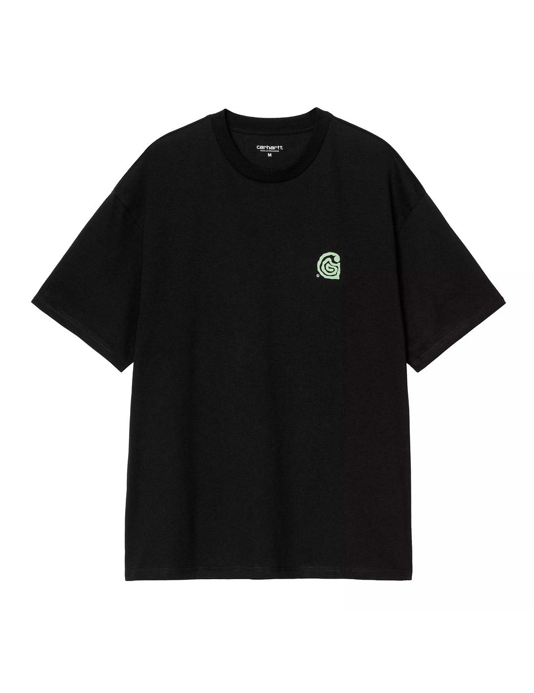  Carhartt Camiseta Hombre S/S Helix Negra