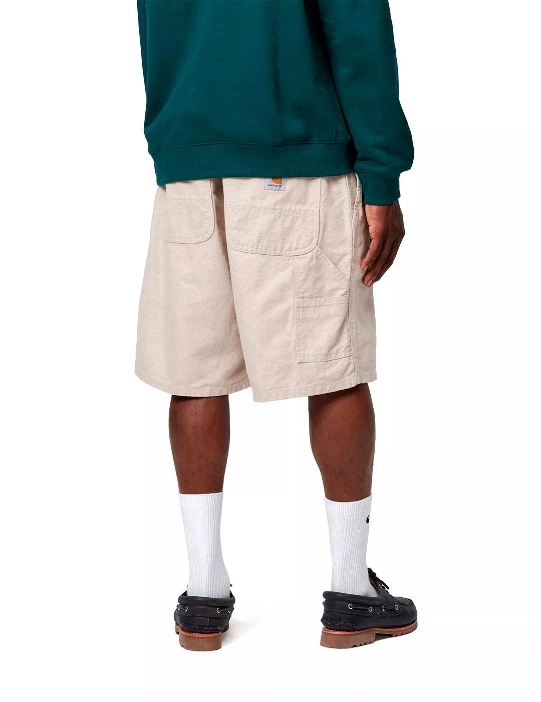 Carhartt Bermuda Hombre Walter Single Knee Short Beige
