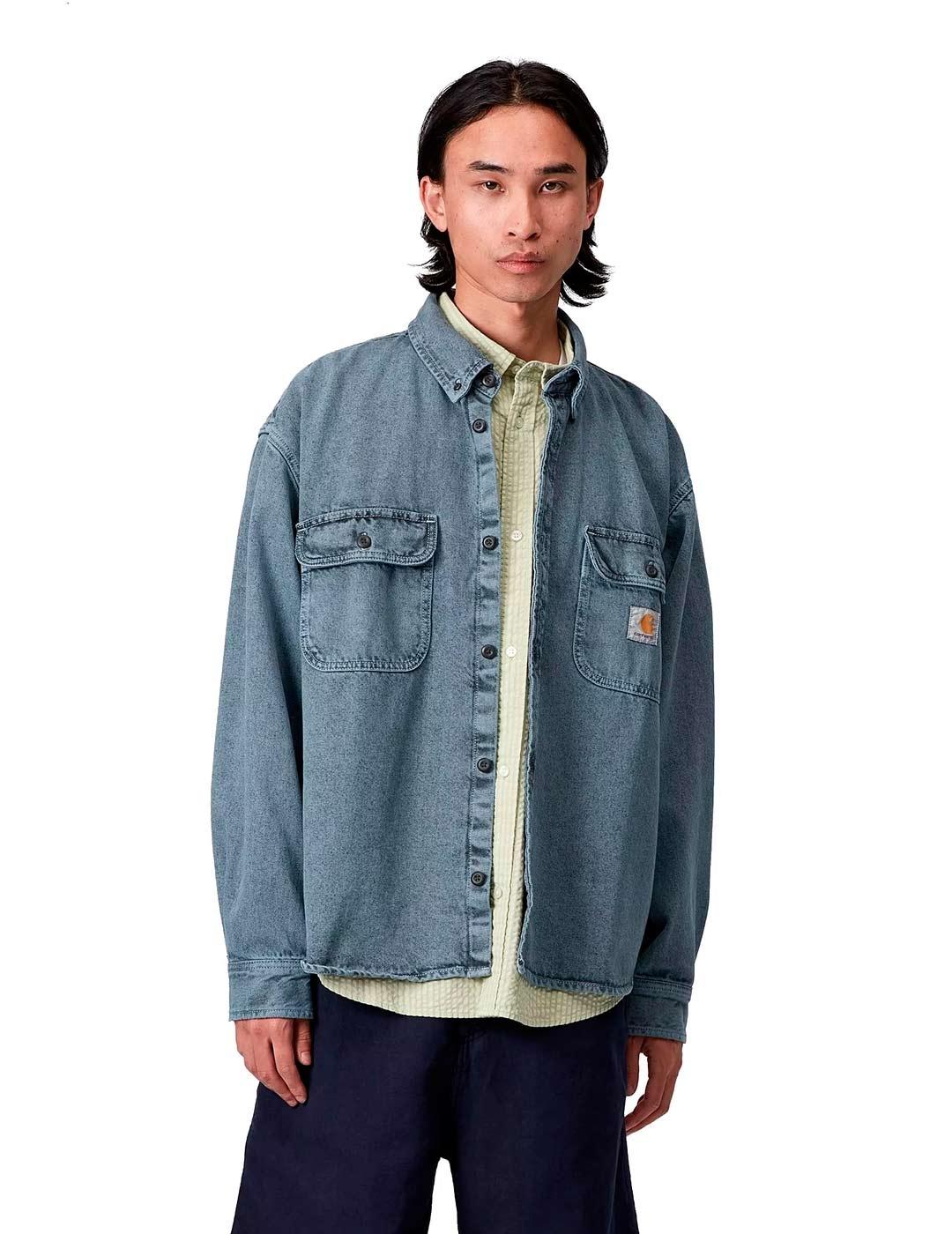 Carhartt Sobrecamisa Hombre Tigan Shirt Jac Azul