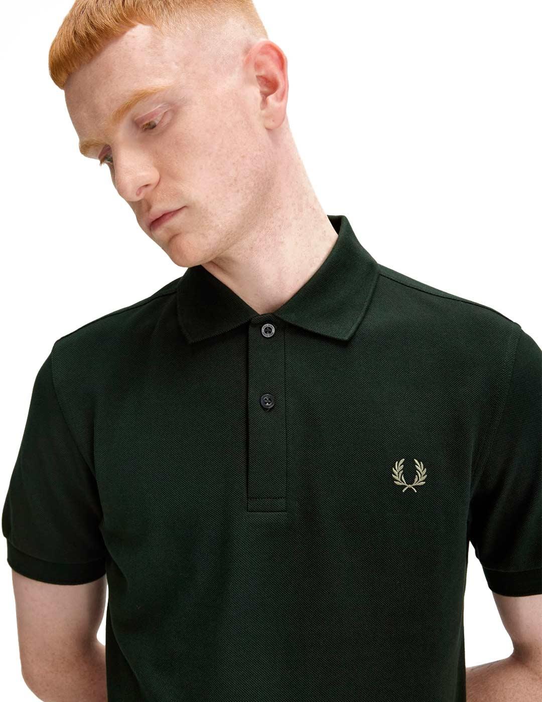Fred Perry M6000 Polo Hombre Verde Fred Perry para Hombre | ToldaBaron