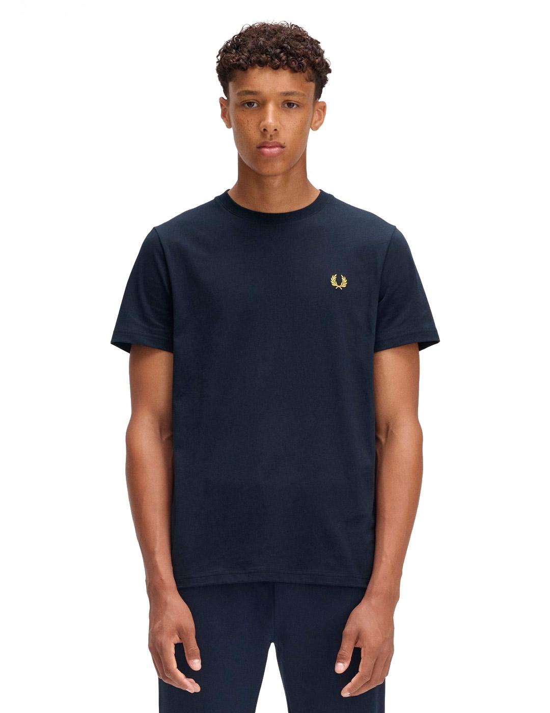 Fred Perry Camiseta Tenis Hombre Azul Marino
