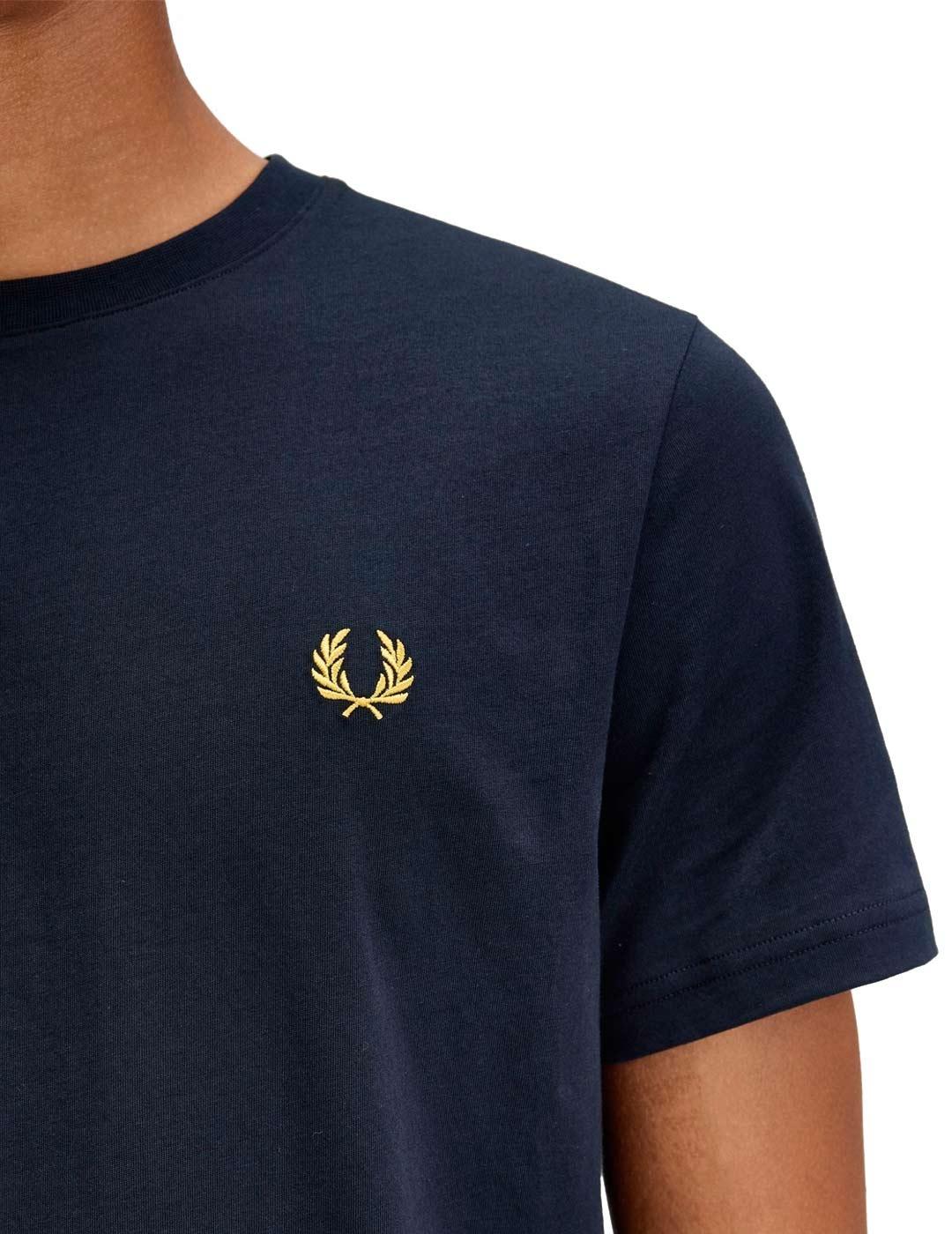 Fred Perry Camiseta Tenis Hombre Azul Marino