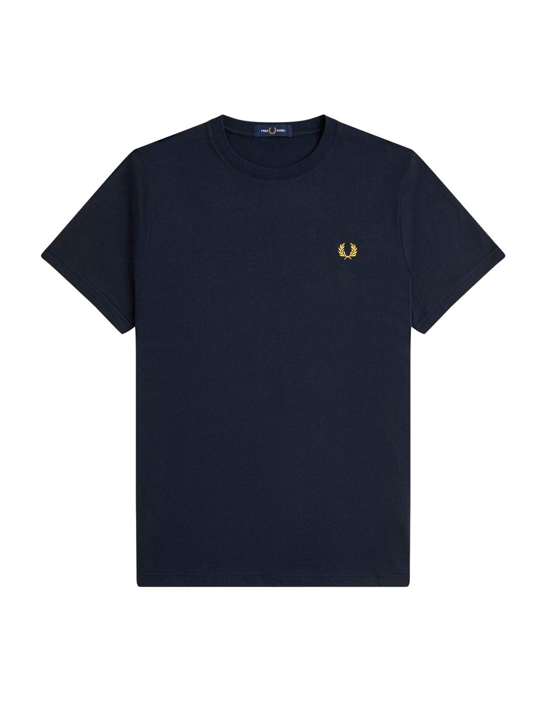 Fred Perry Camiseta Tenis Hombre Azul Marino