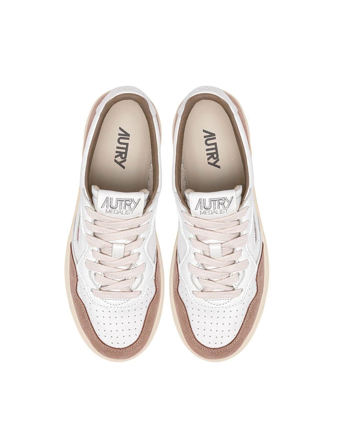Aurty Medalist AULW GS43 Zapatillas Mujer Blanco Tabaco