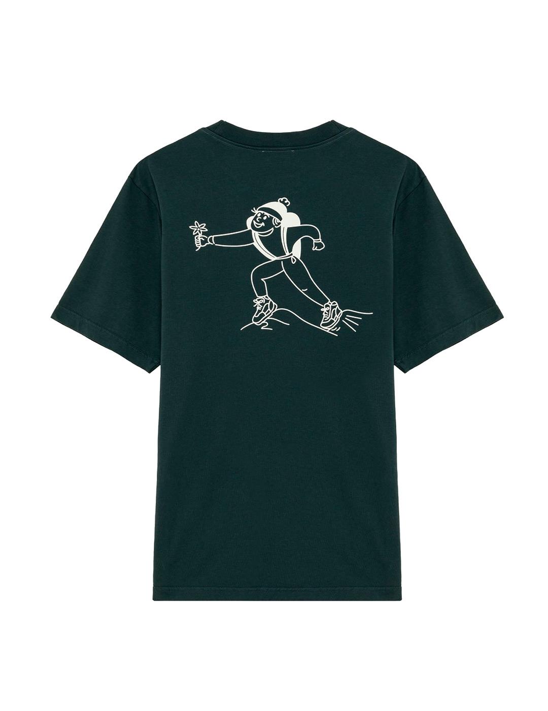 Autry Serigrafía Camiseta Hombre Verde