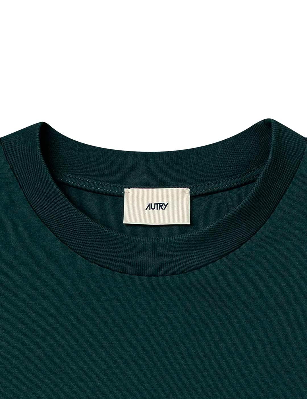 Autry Serigrafía Camiseta Hombre Verde