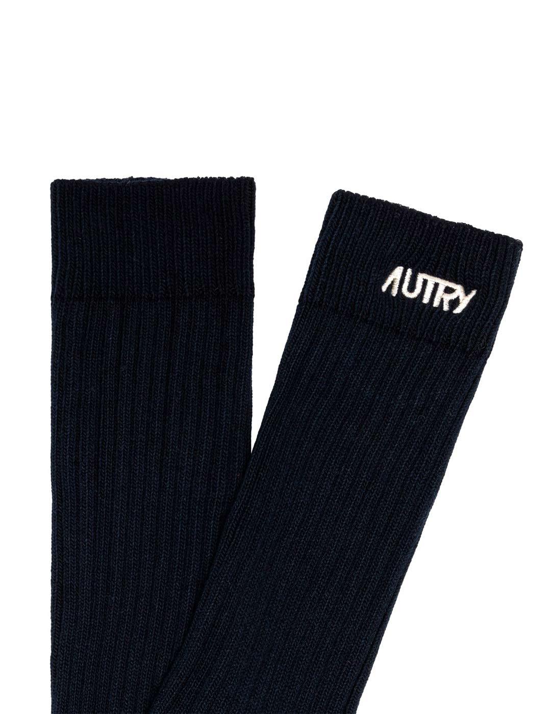 Autry Calcetines Hombre Negro