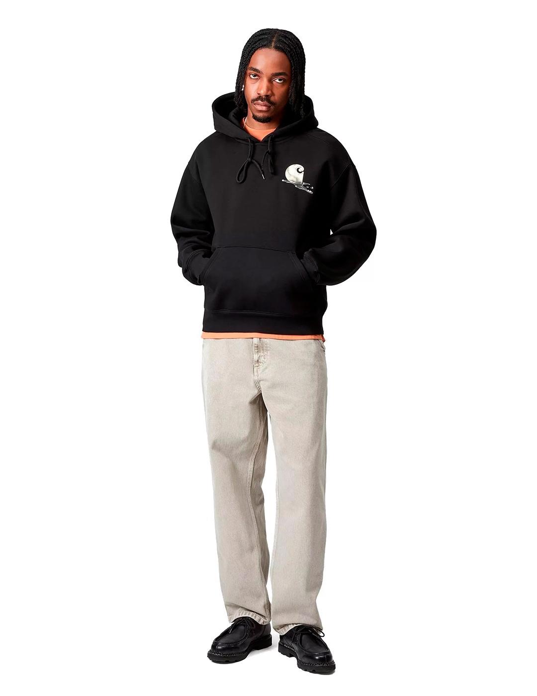 Carhartt Jake Garcia Sudadera Hombre Negra