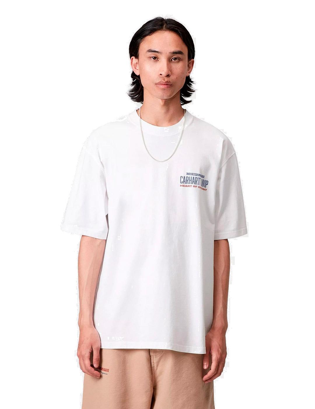 Carhartt S/S Arcan Camiseta Hombre Blanca