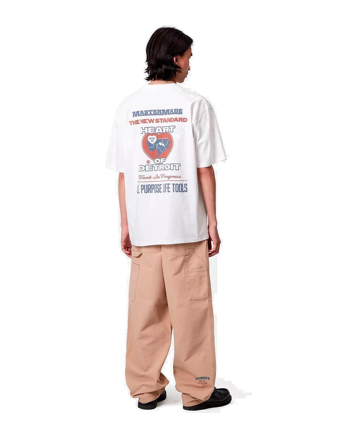 Carhartt S/S Arcan Camiseta Hombre Blanca