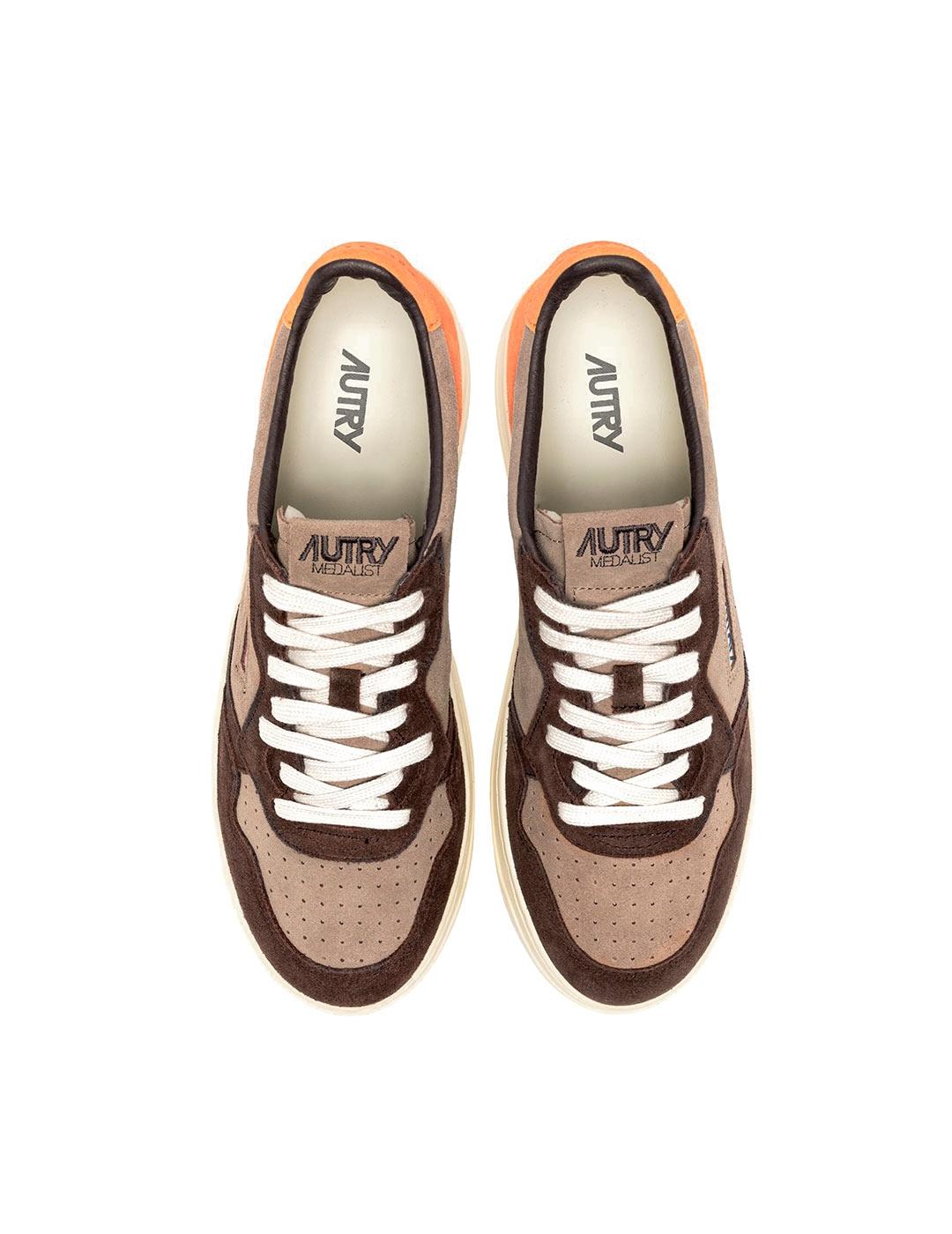 Autry Medalist AULM TS21 Zapatillas Hombre Marrón