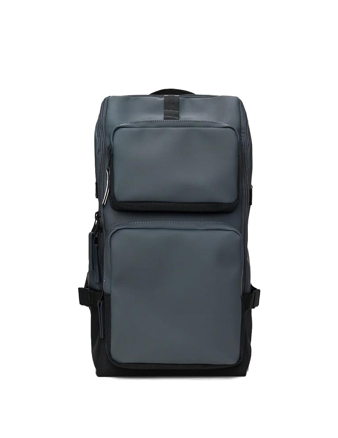 Mochila Rains Trail Cargo Backpack Azul Grisaceo