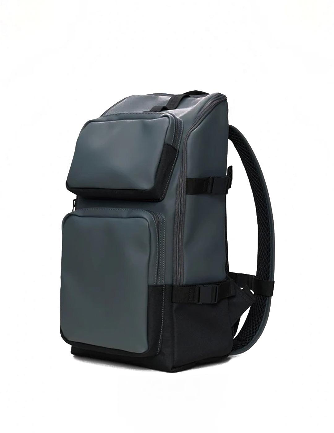 Mochila Rains Trail Cargo Backpack Azul Grisaceo