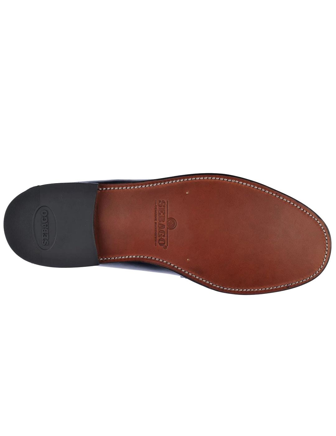 Sebago Classic Dan Waxy Mocasín Castellanos Hombre Negro