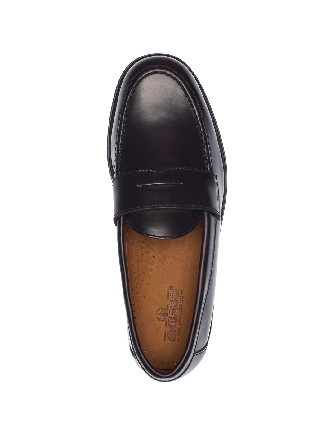 Sebago Ryan Brushed Po MOcasín Castelanos Hombre Burdeos