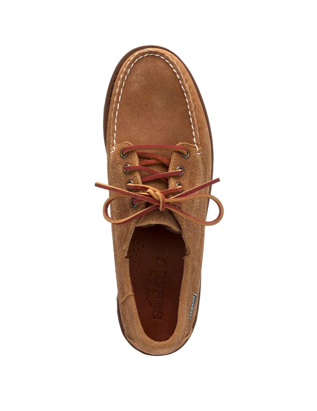 Sebago Askook Lug Suede Waxed Nautico Hombre Beige