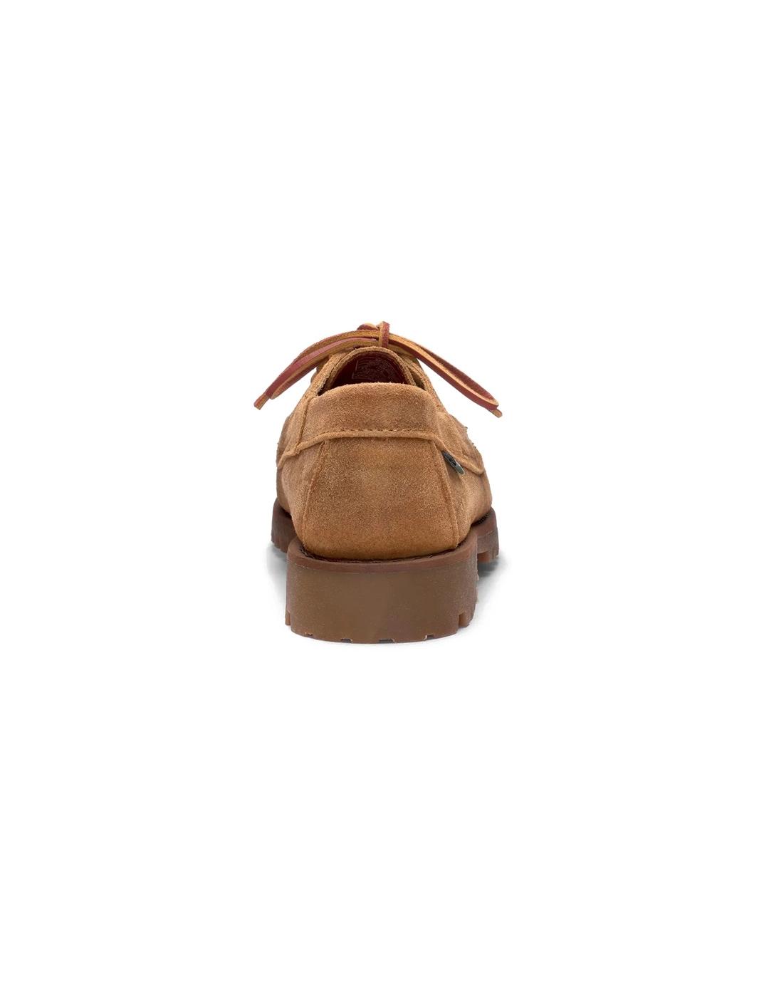 Sebago Askook Lug Suede Waxed Nautico Hombre Beige