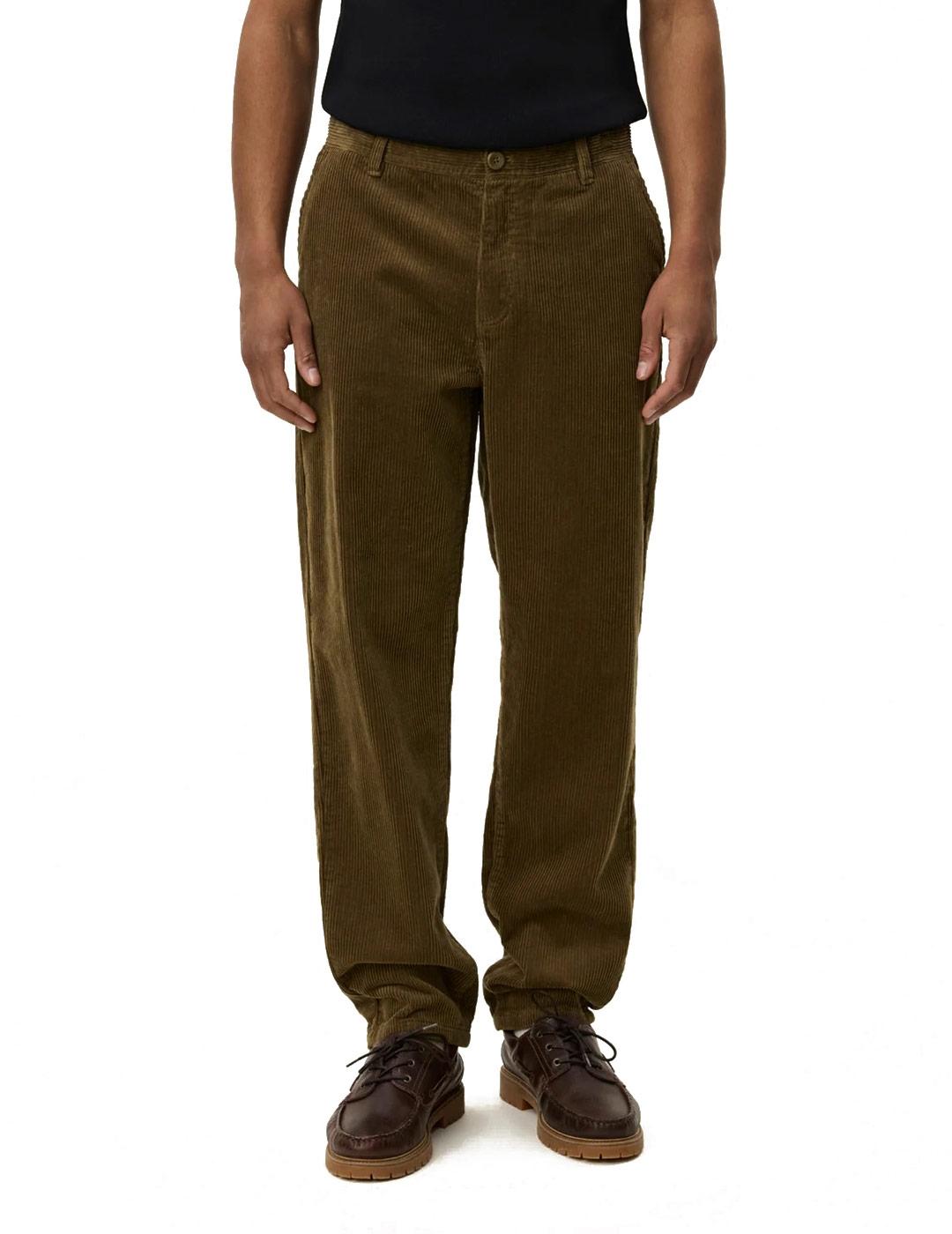 Les Deux Kody Corduroy Pantalón Pana Hombre Verde