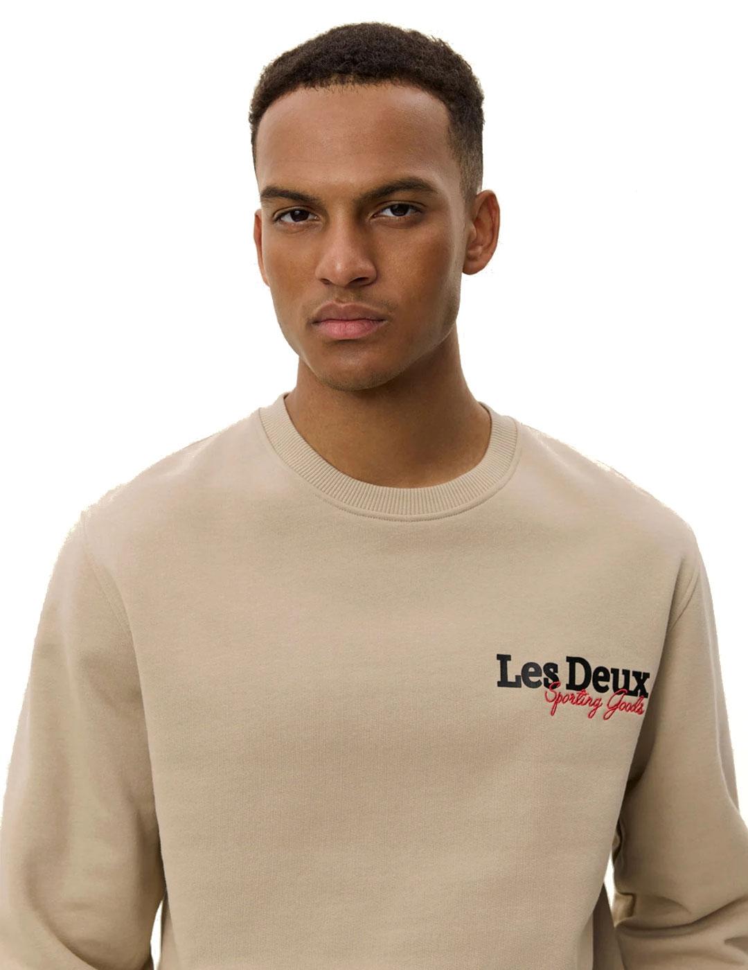 Les Deux Racing Sudadear Hombre Beige