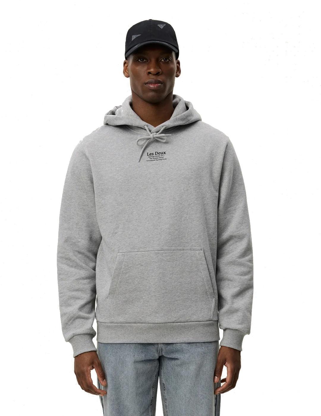 Les Deux Established Sudadera Hombre Gris