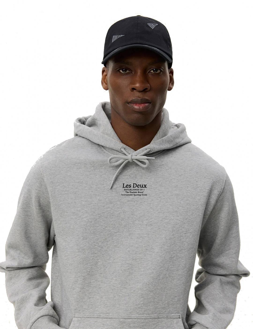 Les Deux Established Sudadera Hombre Gris
