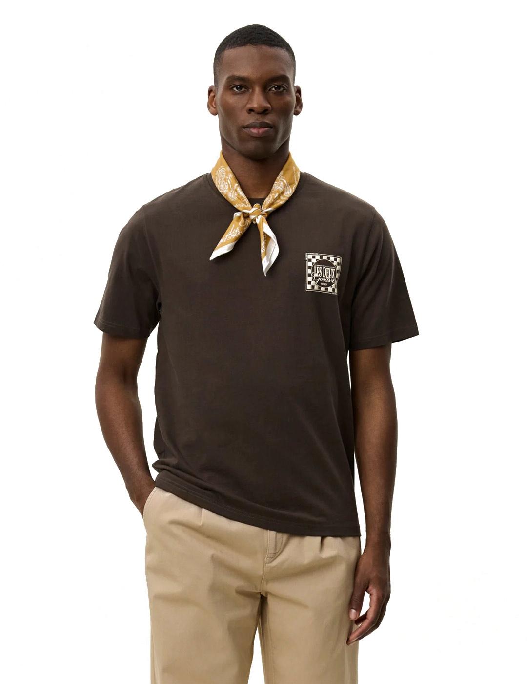 Les Deux Camiseta Goods Marrón