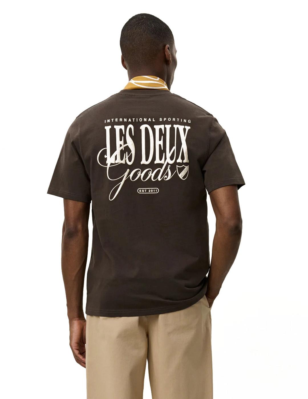 Les Deux Camiseta Goods Marrón