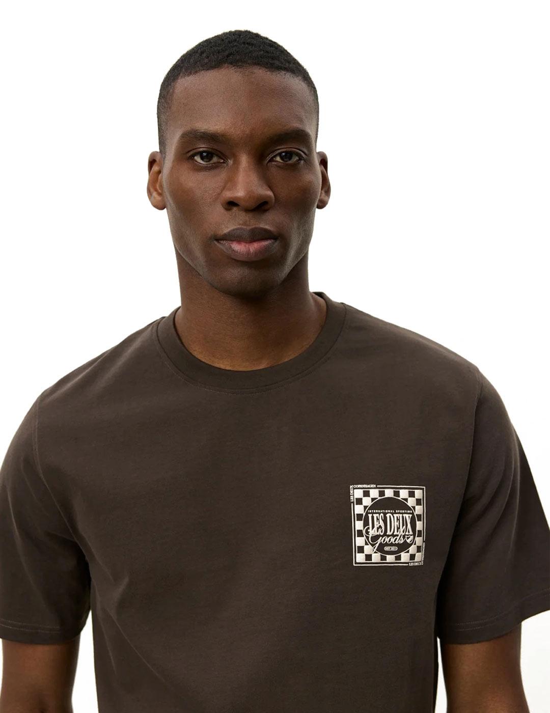 Les Deux Camiseta Goods Marrón