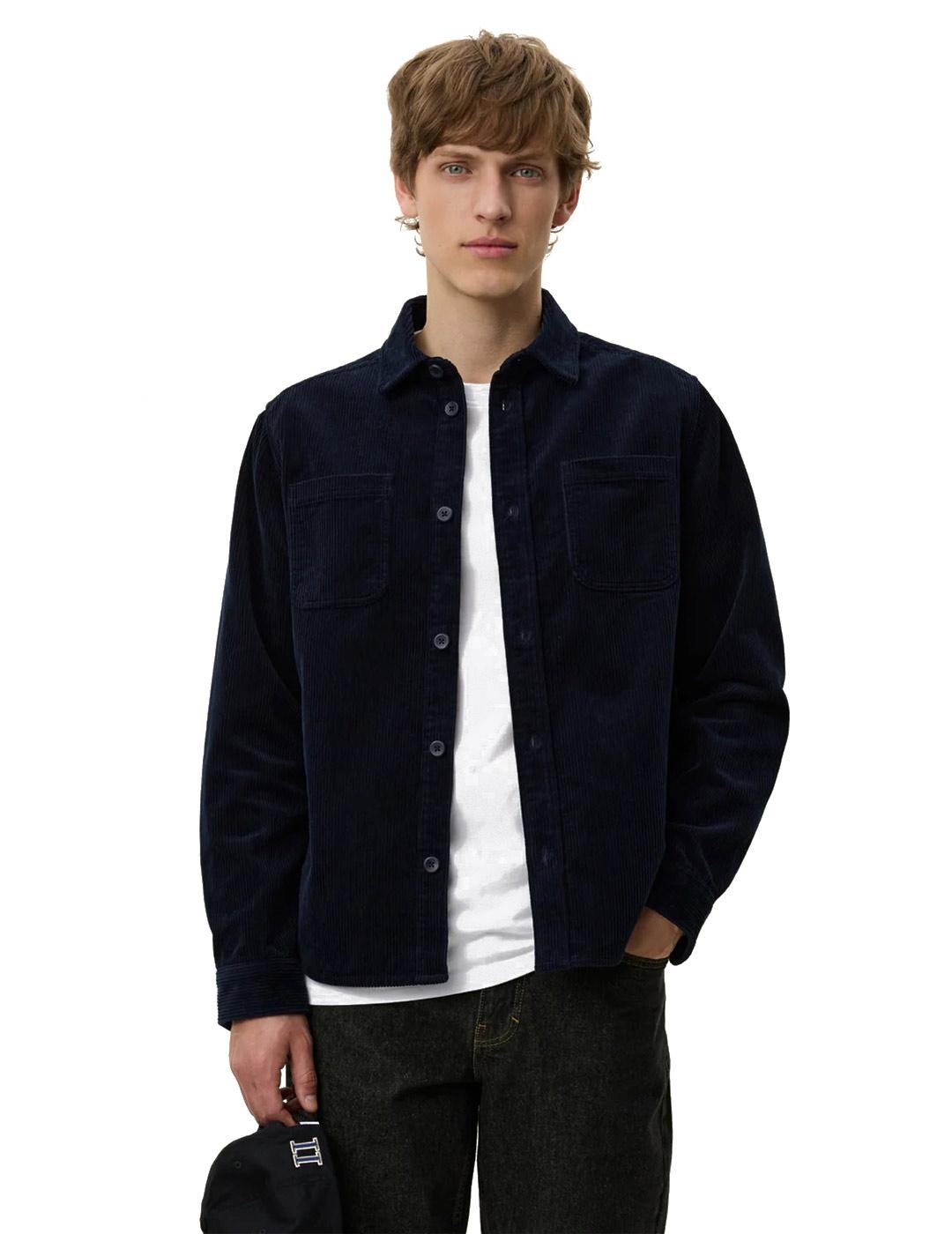 Les Deux Kody Sobrecamisa Pana Azul Marino