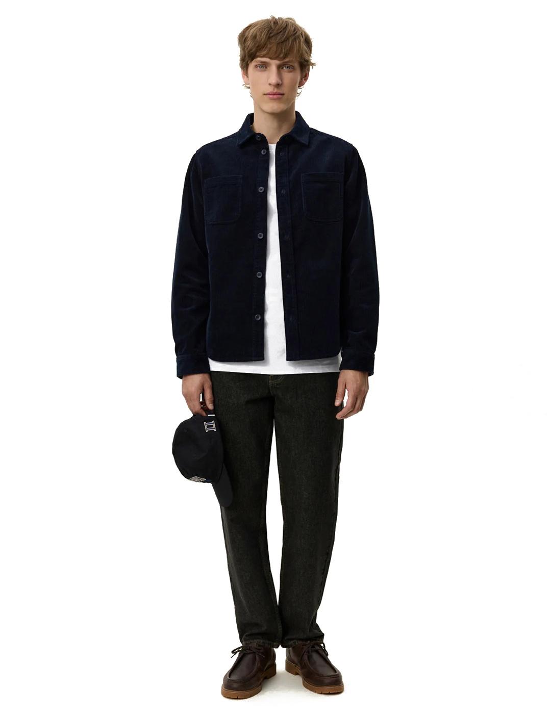 Les Deux Kody Sobrecamisa Pana Azul Marino