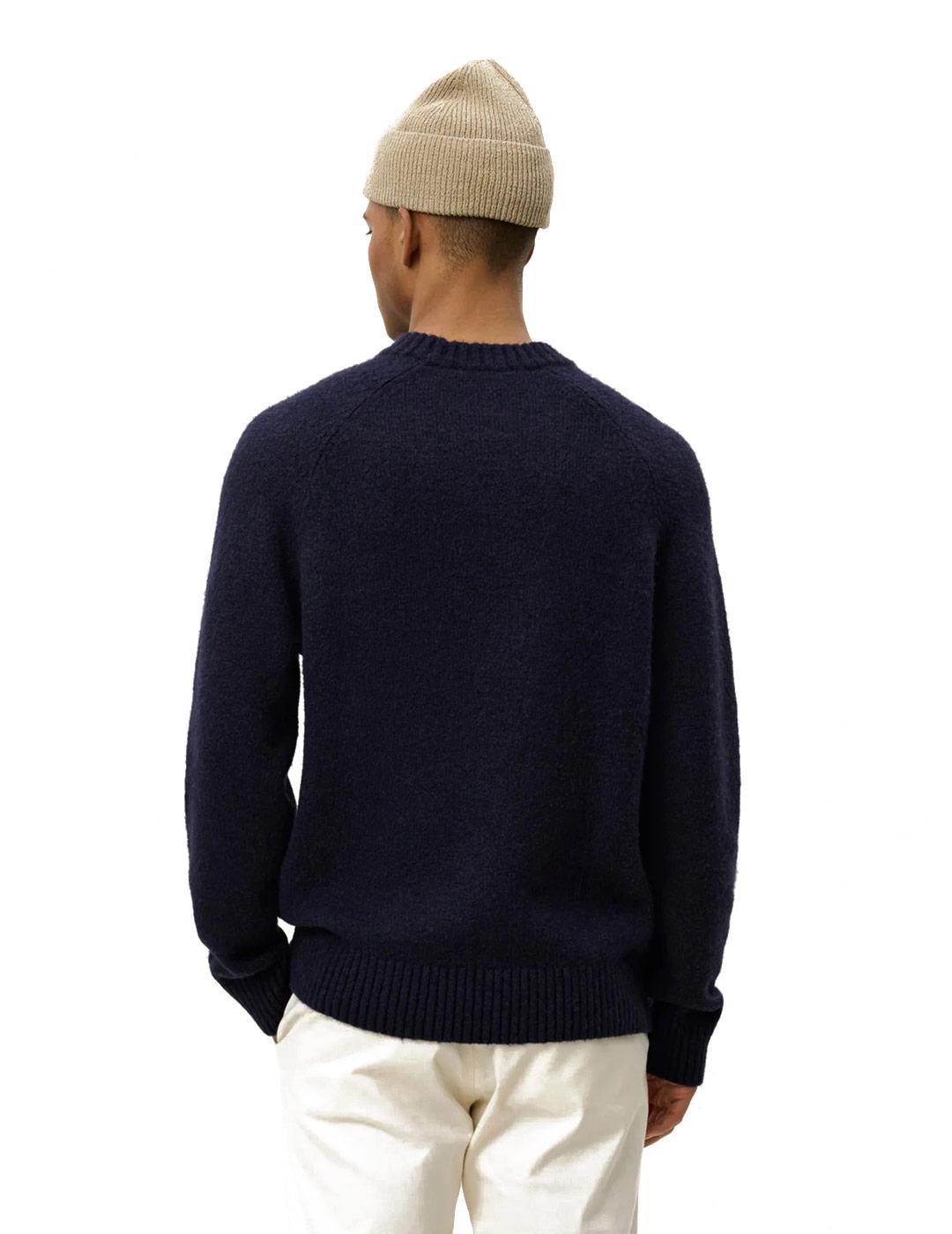 Les Deux Gilbert Jersey Cuello Redondo Hombre Azul Marino