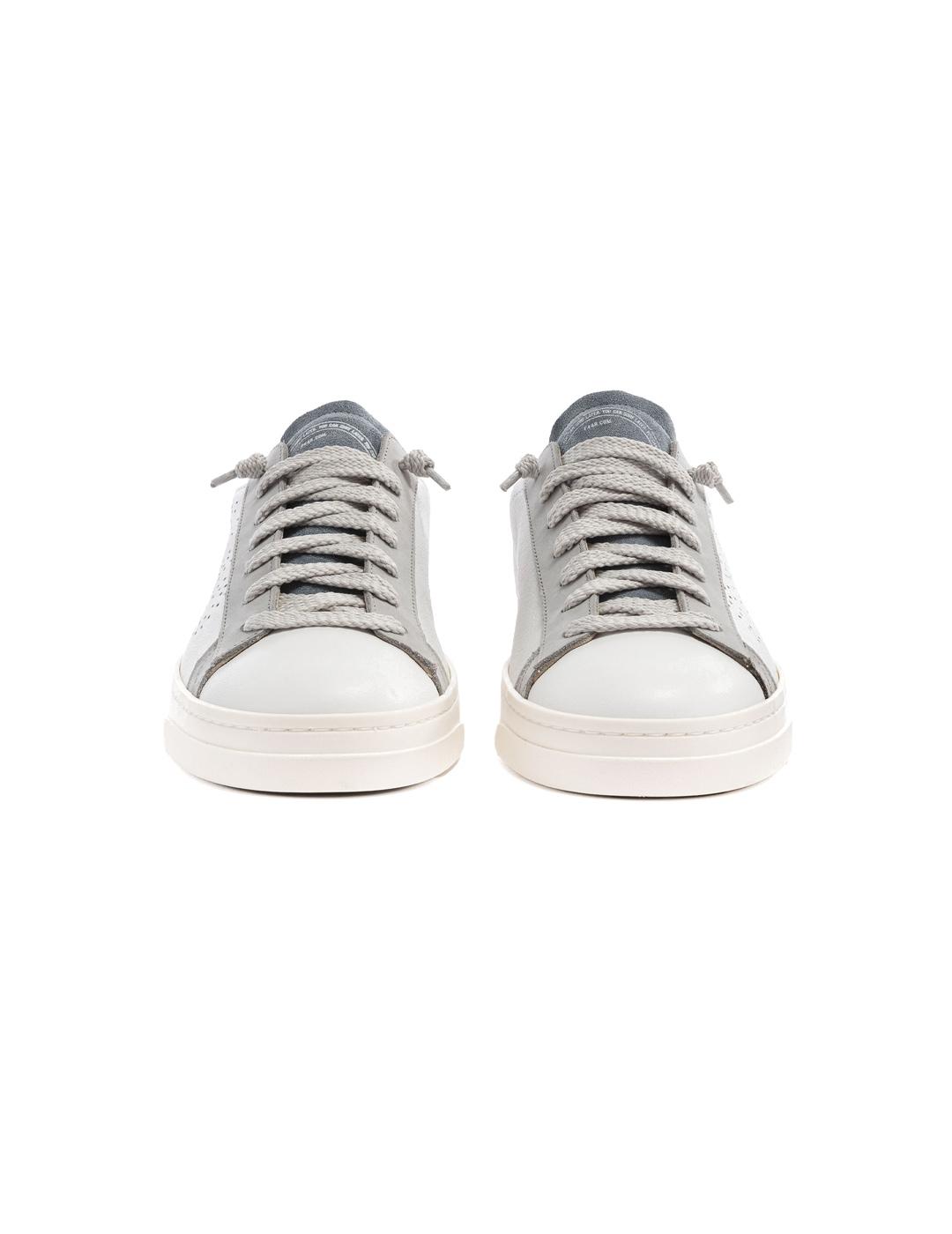 P448 Jackc NY- Blone Zapatillas Hombrte White Burgundy
