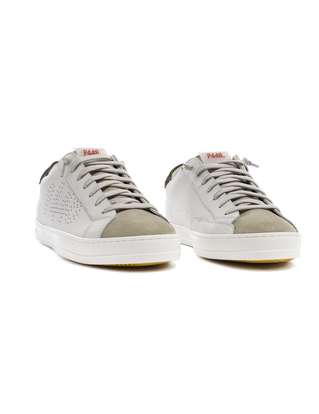 P448 John Camo Army Zapatillas Hombre Beige Verde