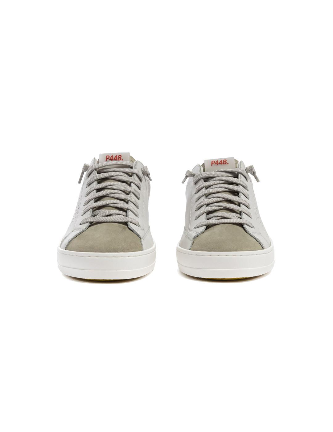 P448 John Camo Army Zapatillas Hombre Beige Verde