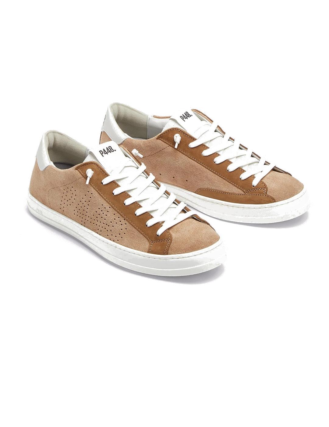P448 John Zapatillas Hombre Sable Camel