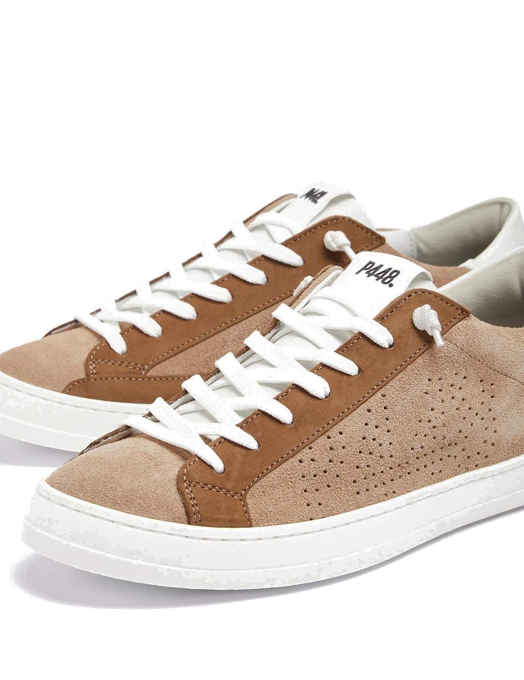P448 John Zapatillas Hombre Sable Camel
