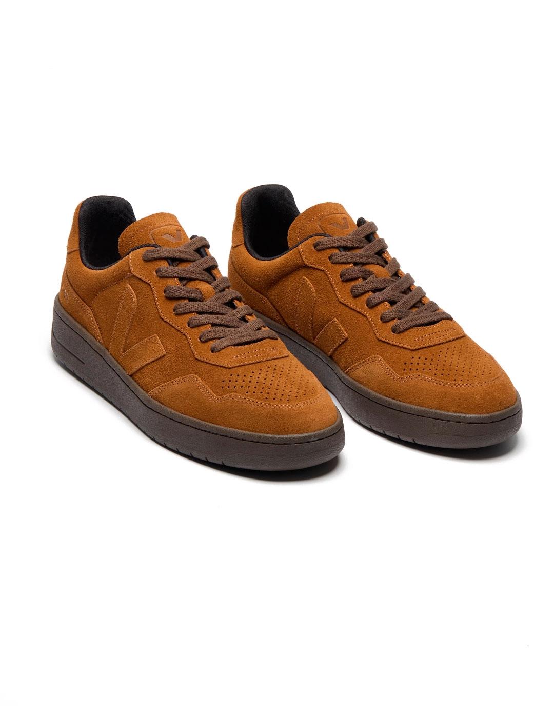 Veja V-90 Zapatillas Hombre Ante Cognac