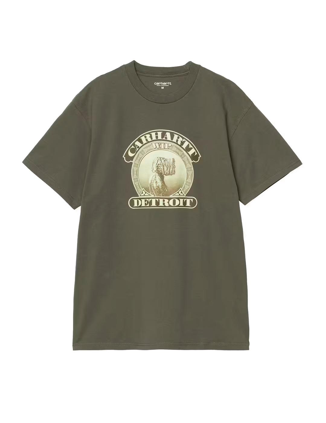 Carhartt  S/S Cold World Camiseta Hombre Verde