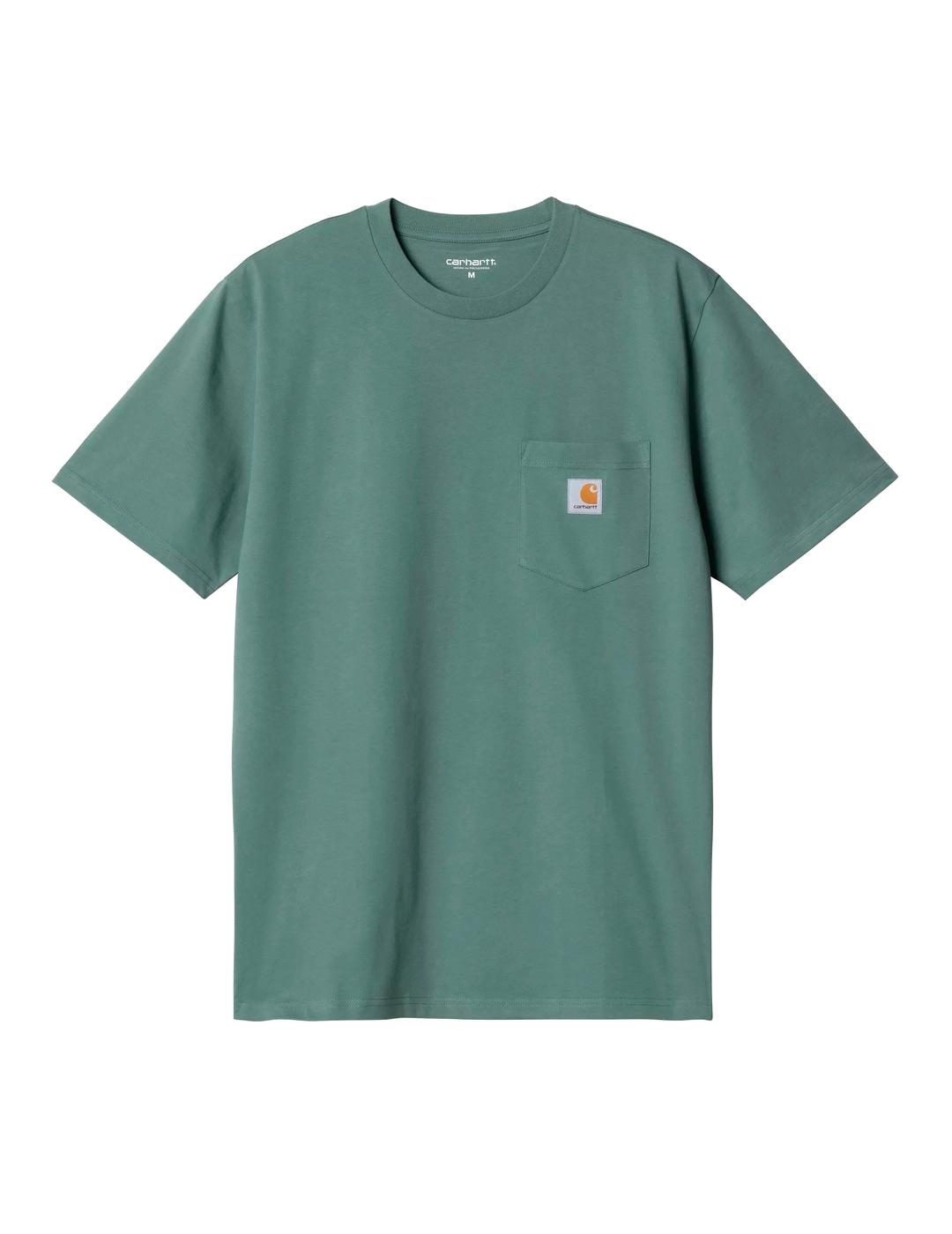 Carhartt S/S Pocket Camiseta Hombre Verde