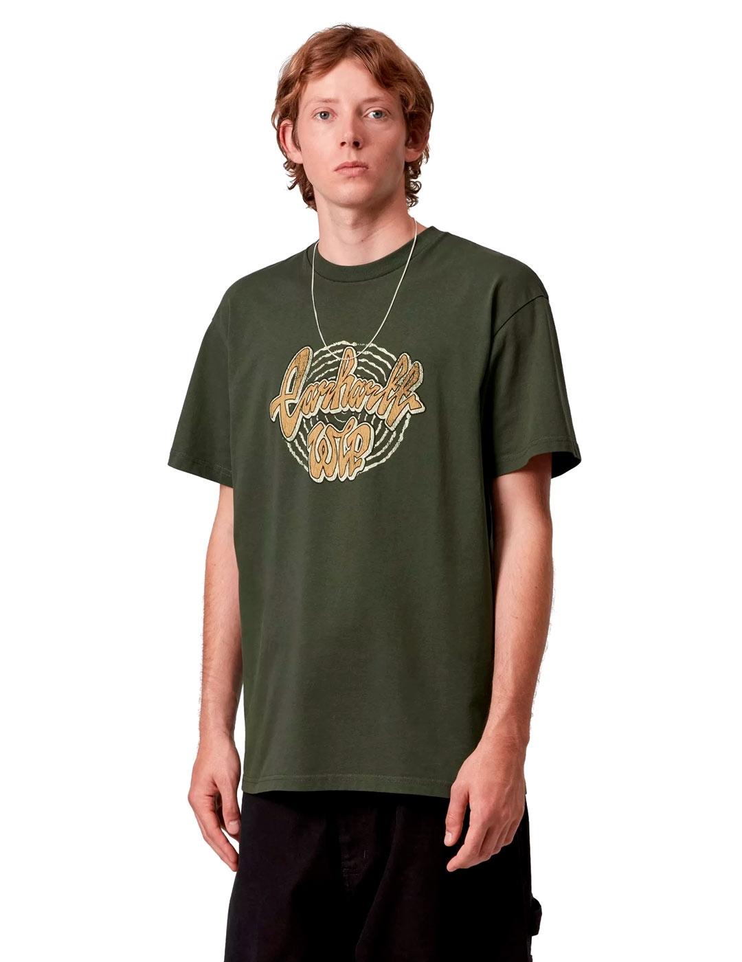 Carhartt S/S Chedda Camiseta Hombre Verde