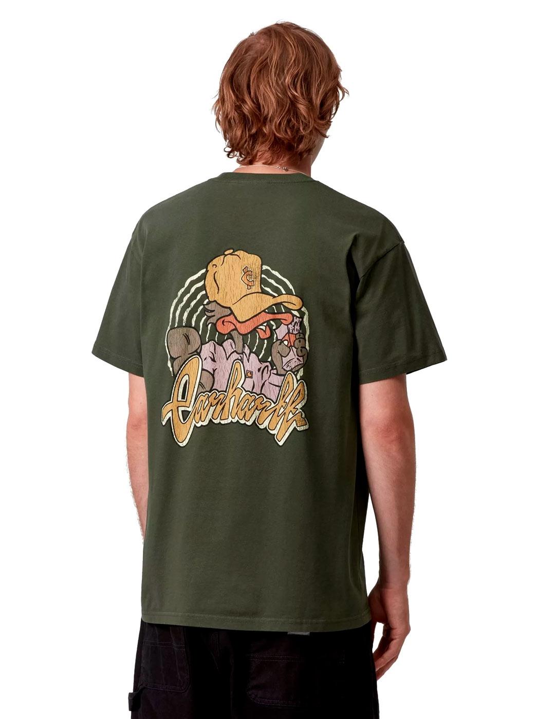 Carhartt S/S Chedda Camiseta Hombre Verde